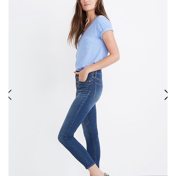 BNWT Madewell 9” mid-rise skinny crop jean - Picture 2 of 15